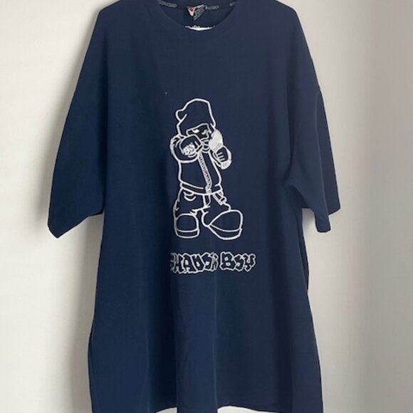 Diss Shadow Boss Navy Blue Short Sleeve Shirt Size 3XL - Picture 2 of 13